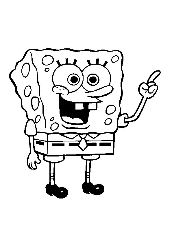 Real Spongebob Coloring Pages