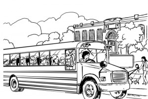 School House Coloring Pages For Kids