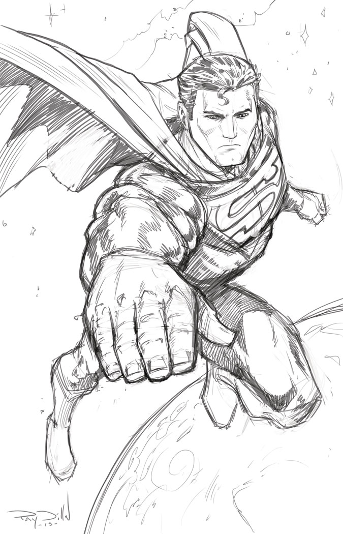  Superman Drawing Coloring Pages