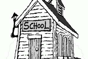 The Old School House Coloring Pages