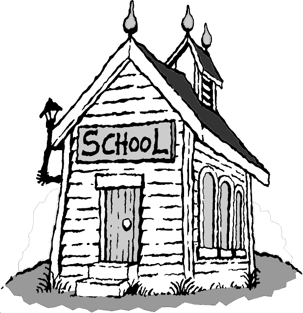  The Old School House Coloring Pages