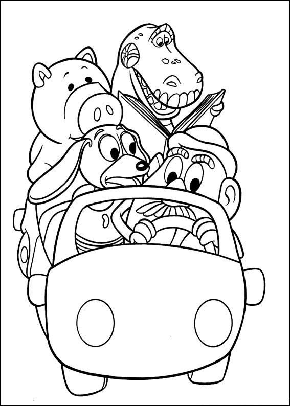  Toy Story Characters Coloring Pages