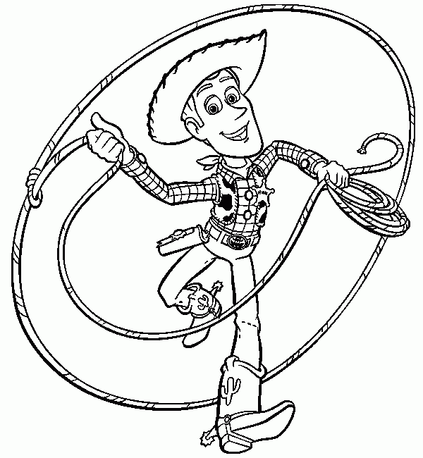  Toy Story  Disney Cartoon Character Coloring Pages