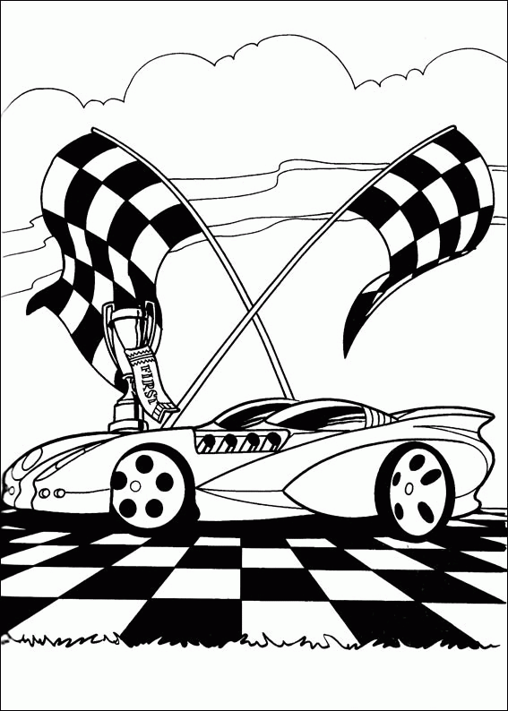 Very Hot Wheels Coloring Pages - ColoringPagesABC.com