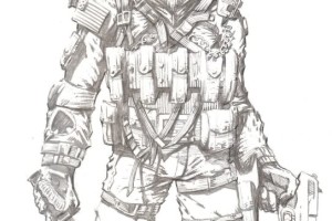 Wicked Thread: Modern Warfare 2 Ghost Free coloring pages