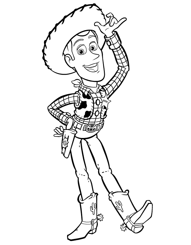  Woody Toy Story Coloring Pages