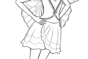 Barbie Mariposa Coloring Pages | fairy princess | Movie | #1