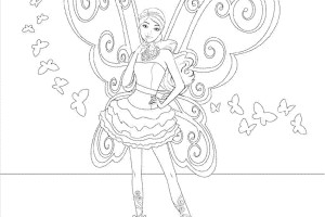 Barbie Mariposa Coloring Pages | fairy princess | Movie | #2