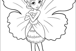 Barbie Mariposa Coloring Pages | fairy princess | Movie | #5