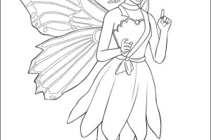 Barbie Mariposa Coloring Pages | fairy princess | Movie | #6