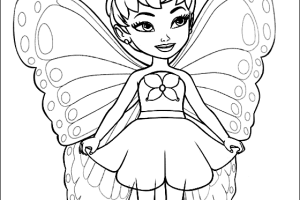 Barbie Mariposa Coloring Pages | fairy princess | Movie | #7