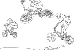 BMX bike coloring page - letscoloringpages.com - nice pic #2
