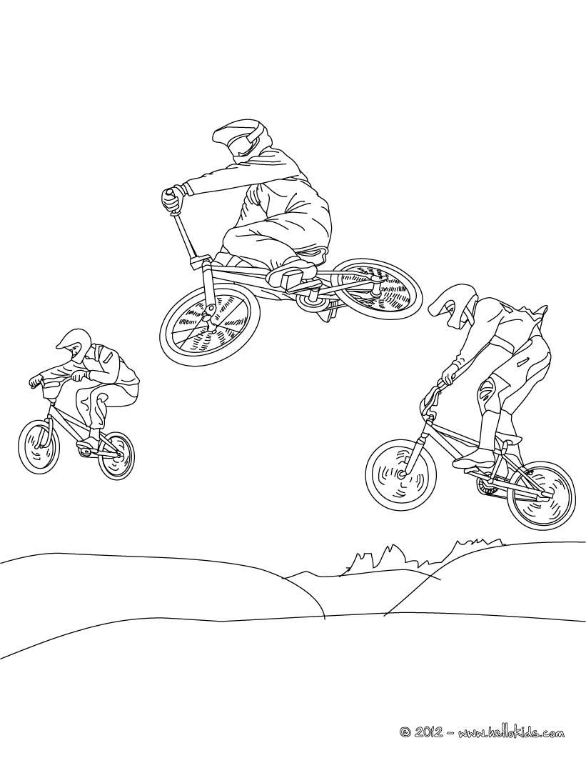  BMX bike coloring page – letscoloringpages.com – nice pic #2