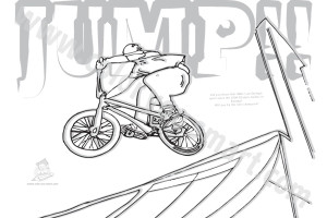 BMX bike coloring page - letscoloringpages.com - nice pic #4