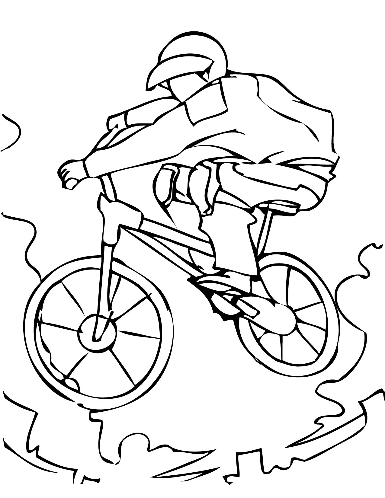  BMX bike coloring page – letscoloringpages.com – nice pic #6