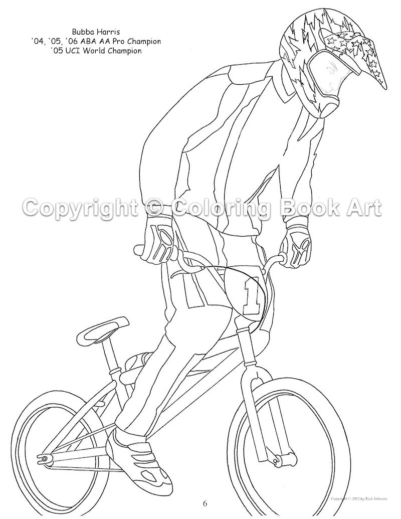  BMX bike coloring page – letscoloringpages.com – nice pic #8