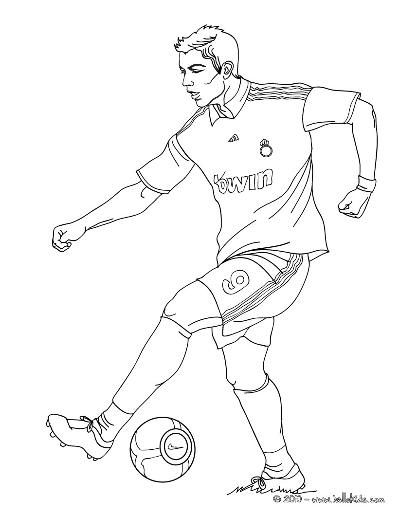 christiano ronaldo |  christiano ronaldo coloring pages | soccer ronaldo | #1