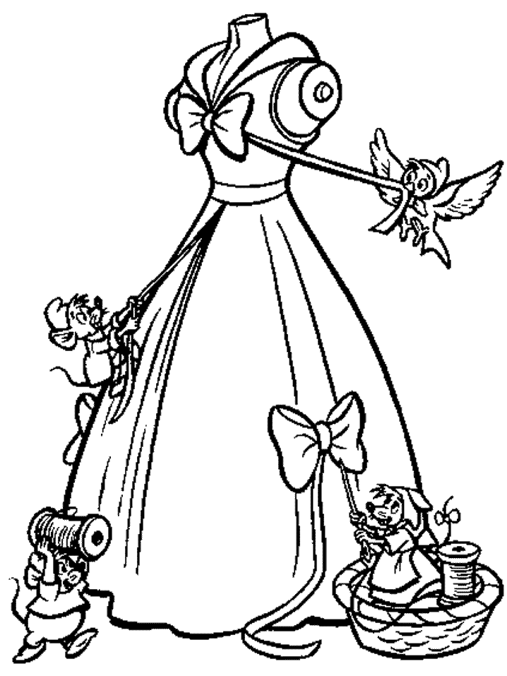  Cinderella coloring pages – Cinderella – Disney – cute princess #11