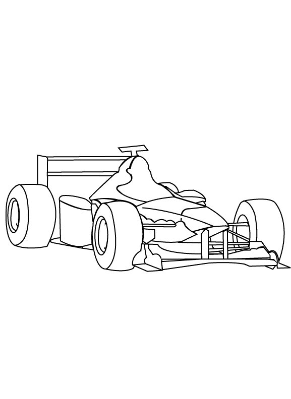 Formula one race coloring  pages for kids , letscoloringpages.com , Baby formula one