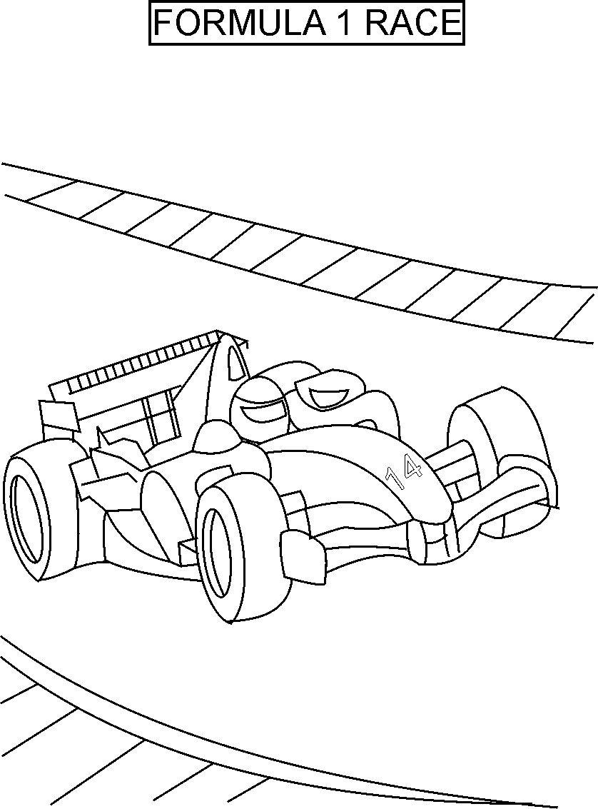  Formula one race coloring  pages for kids , letscoloringpages.com , Kid picture