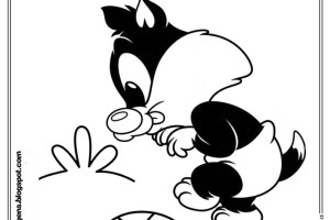 Free Baby looney tunes coloring pages , letscoloringpages.com ,  Play outside with turtle