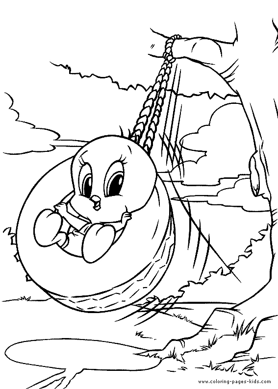 Free Baby Looney Tunes Coloring pages , Seesaw looney tunes