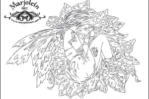 Free Coloring Pages For Adults - letscoloringpages.com - Little Girl