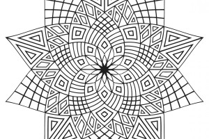 Free Coloring Pages For Adults - letscoloringpages.com - Star