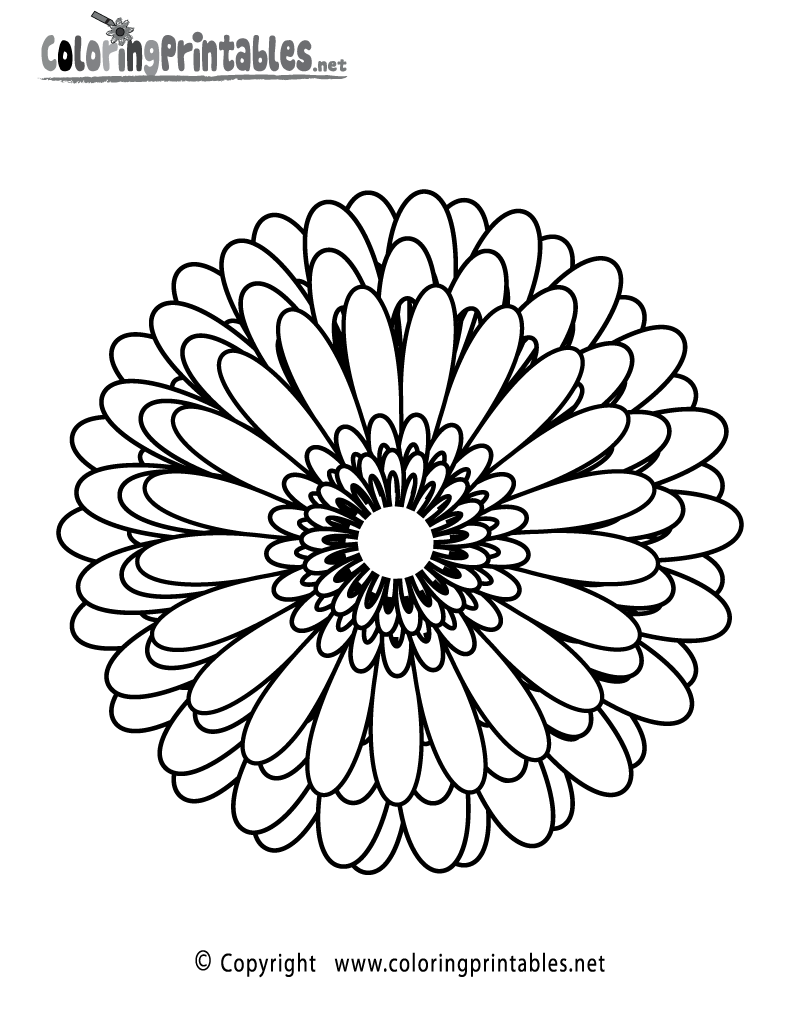 Free Coloring Pages For Adults - letscoloringpages.com - Tournesol