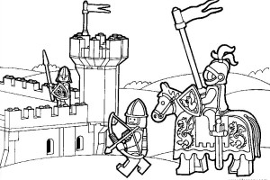 Free coloring pages Lego - letscoloringpages.com - Horse lego