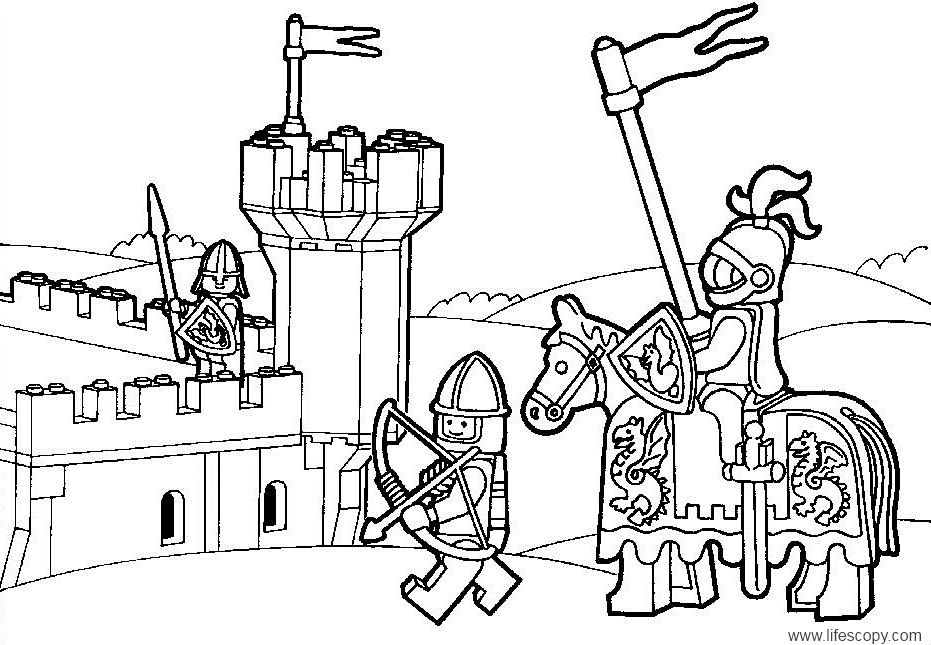  Free coloring pages Lego – letscoloringpages.com – Horse lego