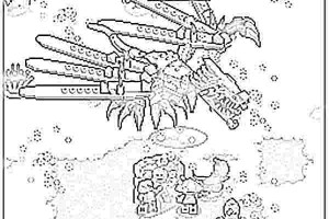 Free coloring pages Lego - letscoloringpages.com - Lego Ninjago #2