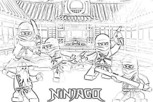 Free coloring pages Lego - letscoloringpages.com - Lego Ninjago