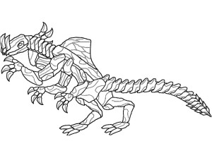 Free coloring pages - letscoloringpages.com - Pacifif Rim Monster #2