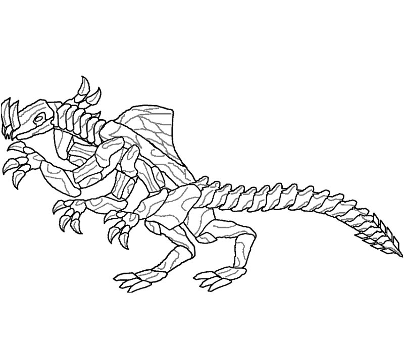  Free coloring pages – letscoloringpages.com – Pacifif Rim Monster #2