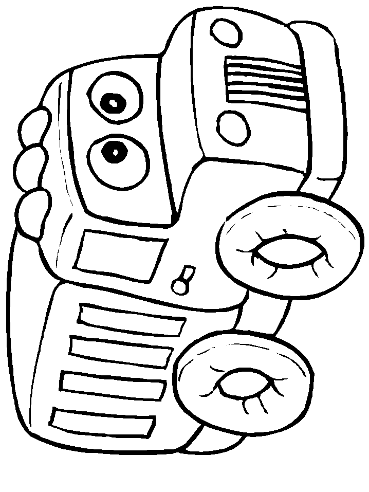  Free coloring pages trucks – letscoloringpages.com – Baby trucks