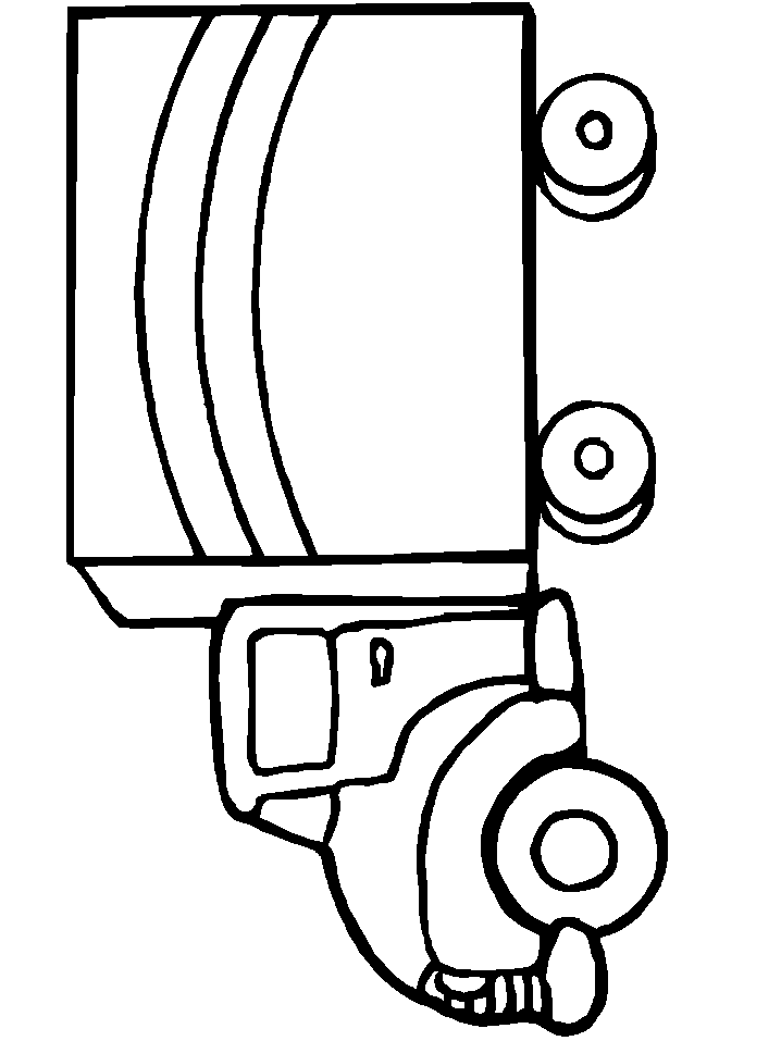 Free coloring pages trucks – letscoloringpages.com – kid trucks