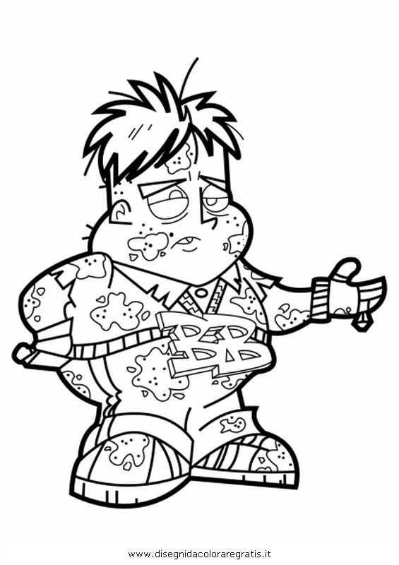 Free Johnny Test coloring pages | letscoloringpages.com | Cartoni