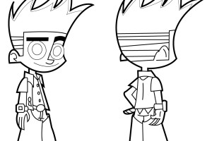 Free Johnny Test coloring pages | letscoloringpages.com | Johnny test
