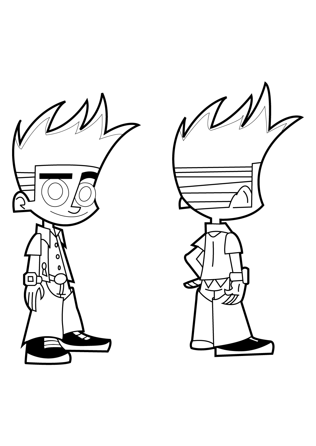 Free Johnny Test coloring pages | letscoloringpages.com | Johnny test