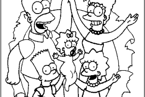 Free Simpsons coloring pages , letscoloringpages.com , - Picture simpsons