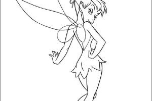 Free Tinkerbell Coloring Pages | Coloring Pages To Print | Cute little princess #2
