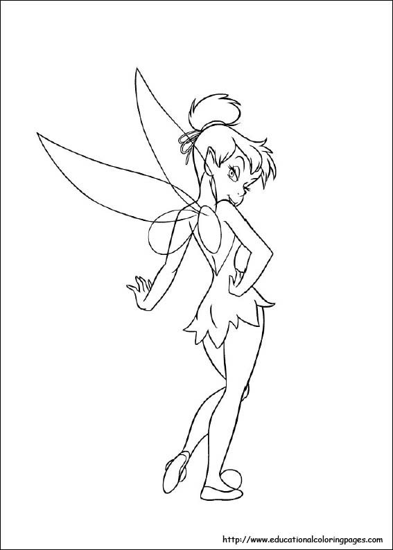  Free Tinkerbell Coloring Pages | Coloring Pages To Print | Cute little princess #2