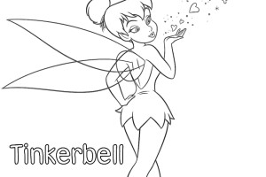 Free Tinkerbell Coloring Pages | Coloring Pages To Print | Cute little princess Magic