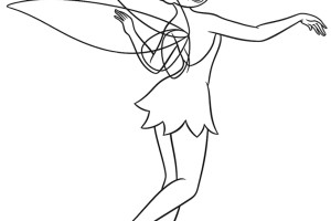 Free Tinkerbell Coloring Pages | Coloring Pages To Print | Cute little princess say hello