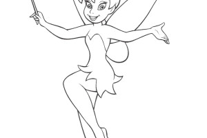 Free Tinkerbell Coloring Pages | Coloring Pages To Print | little princess