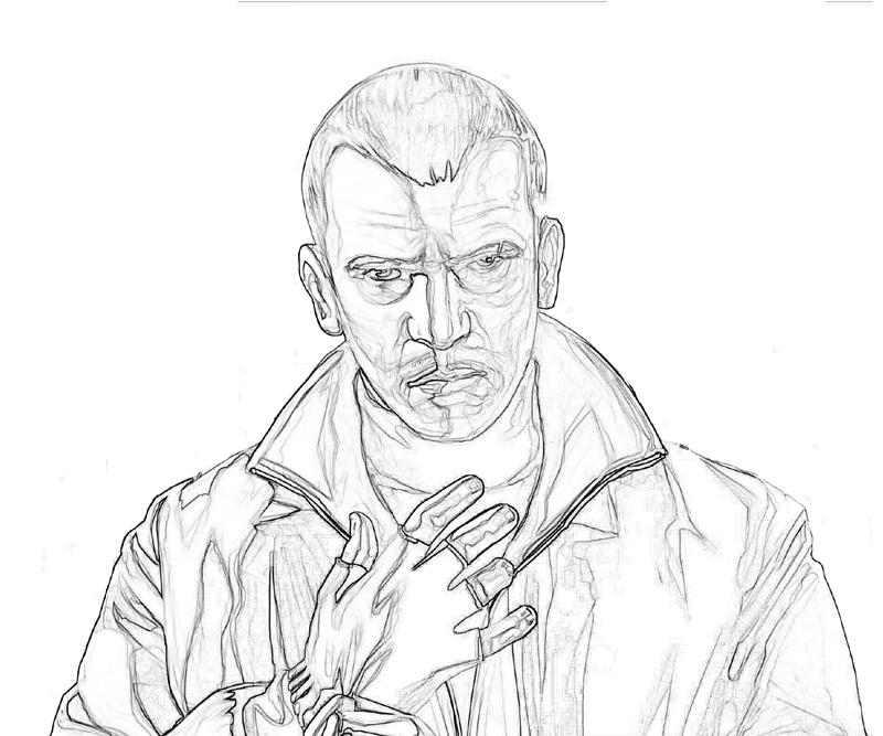  Grand Theft Auto V coloring pages – Grand Theft Auto – Bad boy