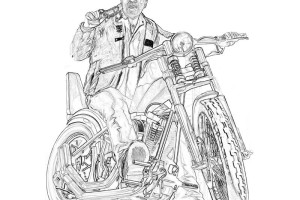 Grand Theft Auto V coloring pages - Grand Theft Auto - Moto