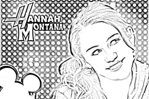 Hannah Montana Coloring Pages - hannah montana - hannah montana games - image #6