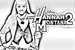 Hannah Montana Coloring Pages - hannah montana - hannah montana games - Official